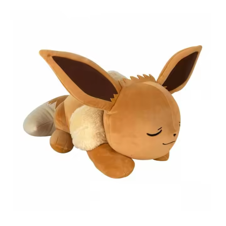PELUCHE POKÉMON EEVEE DORMILÓN 46 CM DE BIZAK - 1