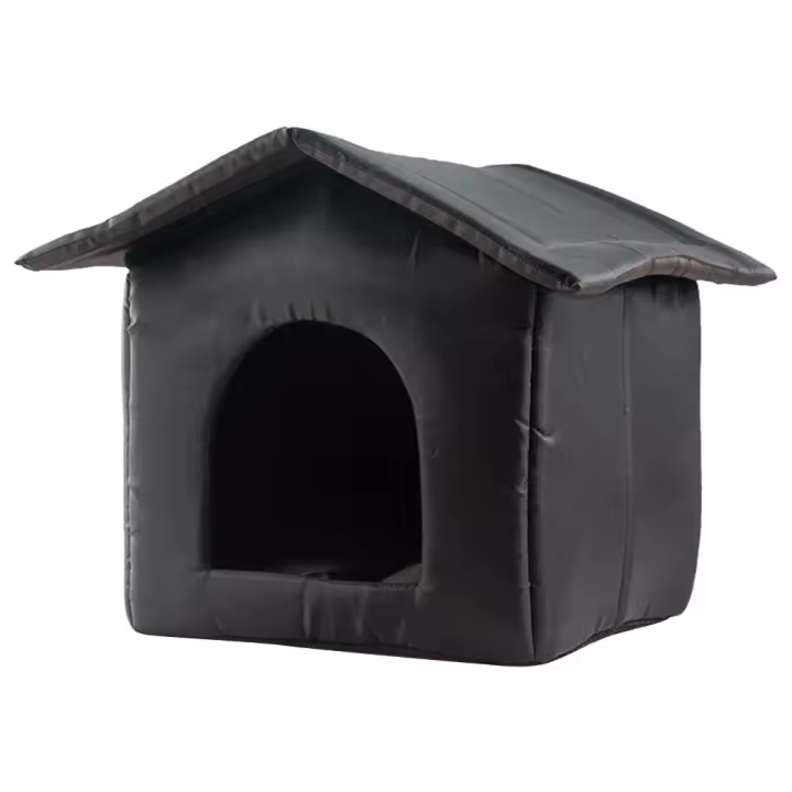 Casa De Gato Al Aire Libre Fácil De Limpiar Plegable Y Impermeable Para Invierno Cobertor De Lecho Para Perro Pequeño Tipo De Tela Oxford - 1