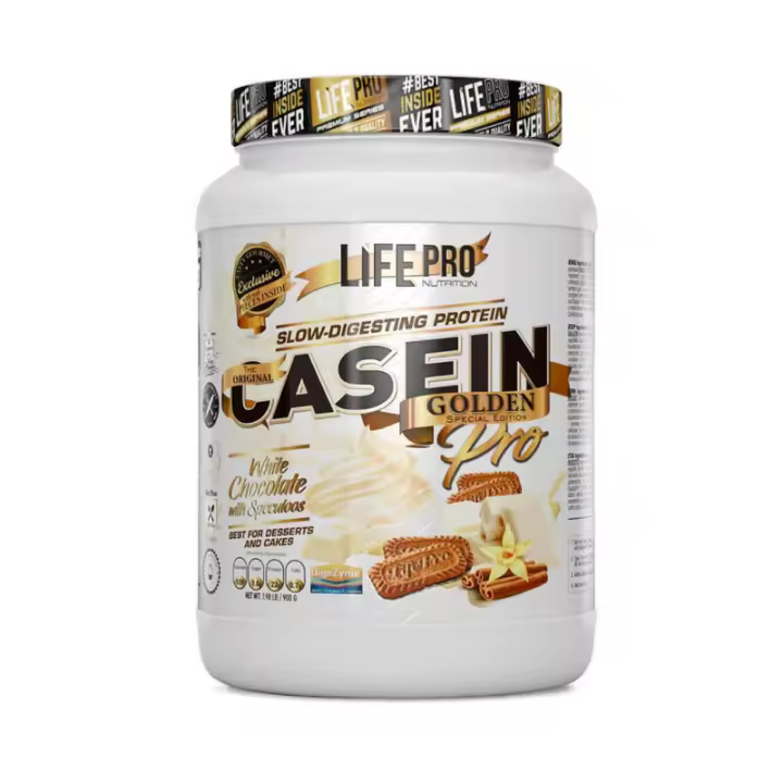 LIFE PRO NUTRITION CASEIN PRO GOURMET EDITION 900G - Caseína de Liberación Lenta - Aumento de Saciedad - Sabores Gourmet - 1