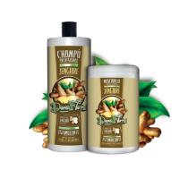 CasaSofia- Pack Promocional Dona Flora CHAMPÚ ESTIMULANTE DE JENGIBRE 1000ml, Mascarilla 1000ml. Acción estimulante que ayuda en el crecimiento de la fibra capilar. - details 1
