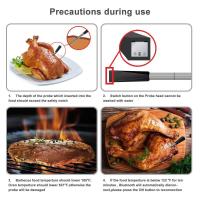 Termómetro De Carne Inalámbrico Para Horno Asador Barbacoa Cebollero Rotisserie Digital Inteligente Bluetooth Accesorio De BBQ - details 7
