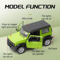 Modelo De Coche Suzuki Jimny SUV a Escala 1:26 En Metal Con Función Retroceso Para Juguete De Vehículo De Tierra Para Niños Regalo Colección - details 1