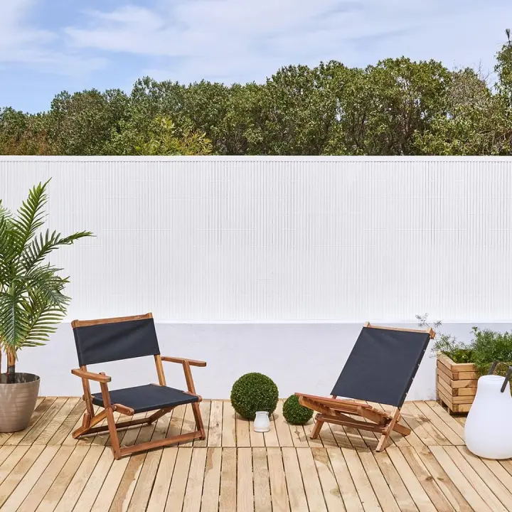 CAÑIZO PVC E-PLUS DOBLE CARA 20 MM BLANCO - 1