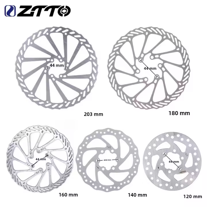 ZTTO Disco De Freno De Bicicleta En Acero Inoxidable Tamaño 120/140/160/180/203mm Para MTB Y Carretera Con Tornillo T25 - 1