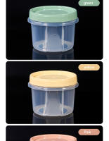 Caja De Almacenamiento De Alimentos Redonda 500ml Pack De 4 Para Frutas Y Aperitivos Microwaviable Y Tapa Sellada Para Refrigerador - details 10