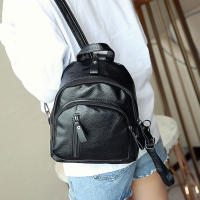 Mochila De Piel PU Para Mujer Pequeña Y Ligeramente Capaz Estilo Casual Con Cierre De Cremallera Mochila De Hombro Para Niñas Y Estudiantes - details 11