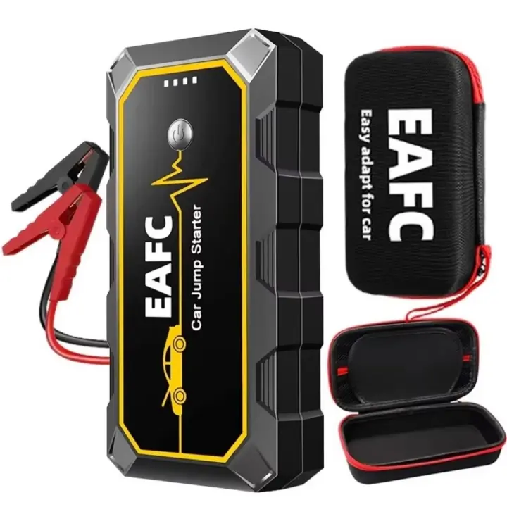Arrancador de batería para coche, 12 V, 1200 A, mini dispositivo de arranque de emergencia, potenciador de batería para coches de Gasolina/Diesel 4/2 litros - 1