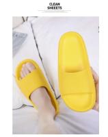 Zapatillas De Plataforma Para Hombre Verano Playa EVA Suave Suela Antideslizante Bajo El Bajo Del Cama Cómodas Para Interiores - details 20