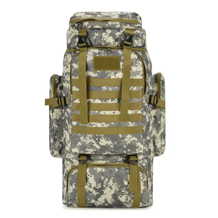 Mochipa impermeable 80L para hombre, granola capacidad para senderismo, acampada, viaje, Deporte al Aire Libre, equipo de camping - 1