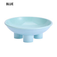 Contenedor De Alimentos Para Mascotas Estable Protector De Cuello Alto Resistente a Derrames Y Práctico Para Gatos Y Perros Plástico Duradero Con Placa De Agua - details 0