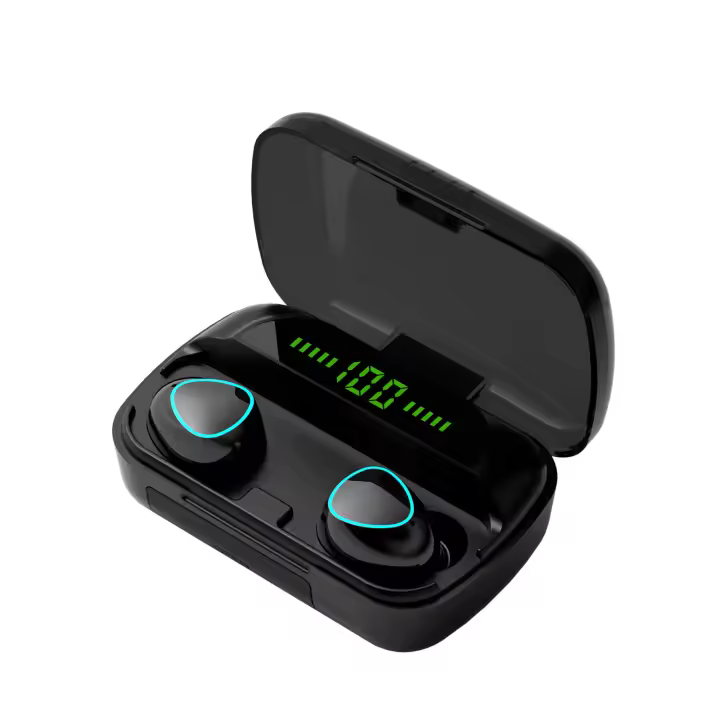 Auriculares Inalámbricos M10, Impermeables, Cancelación de Ruido, Diseño para Juegos, Perfectos para Música y Llamadas, Color Negro - 1