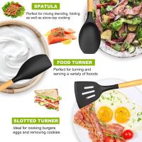 Set De Utensilios De Cocina Ecológicos De Silicona 36pcs Con Soporte Para Cocinar Resistente Al Calor Para Hornear Y Cocinar - details 4