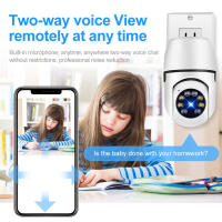 Cámara IP WiFi Tuya 1080P HD Inteligente Con Audio Bidireccional Visión Nocturna Y Detección De Movimiento Seguridad Para El Hogar Monitoreo Remoto a Través De La App Smart Life - details 2