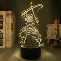 Lámpara De Noche Anime Demon Slayer Mitsuri Kanroji Figura 3D Iluminación Para Decoración De Dormitorio Regalo De Cumpleaños - details 10