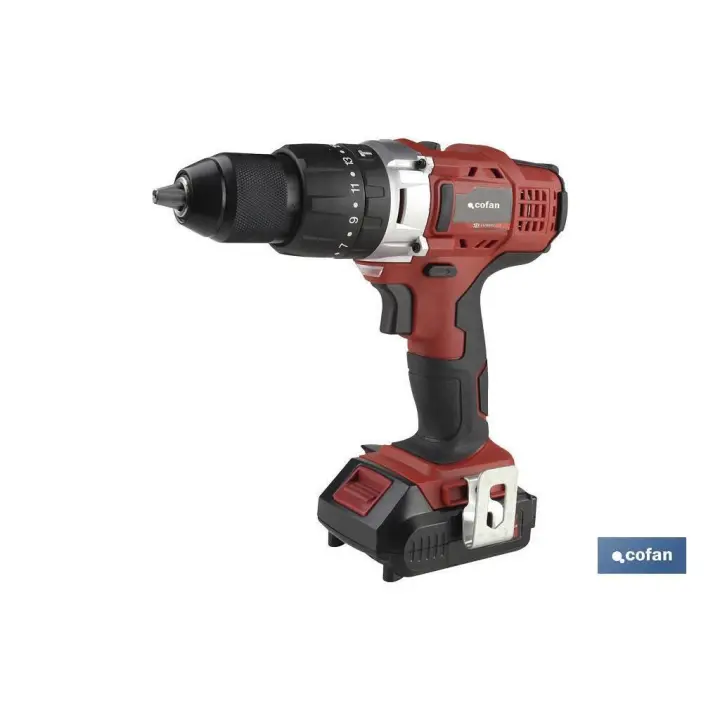 Taladro percutor a batería li-ion 18 v 1300 rpm - 1
