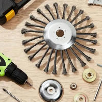 Cepillo De Rueda De Acero De 10 Pulgadas Para Jardín Trimmer De Hierba Universal Eliminador De Maleza Y Rusticidad Para Motosierra - details 0