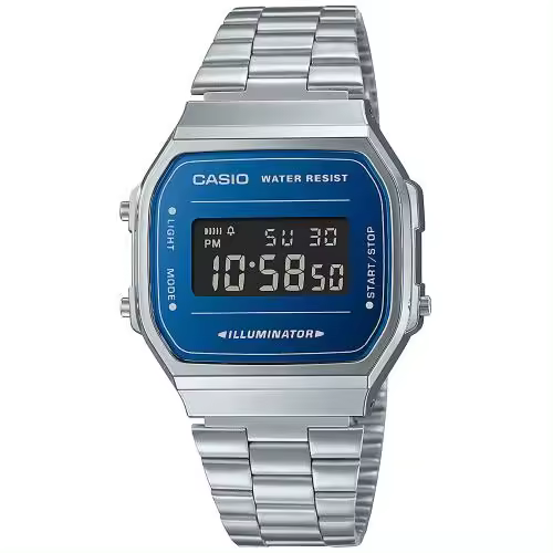 RELOJ CASIO A168WEM-2BEF DE HOMBRE RETRO VINTAGE AZUL - 1