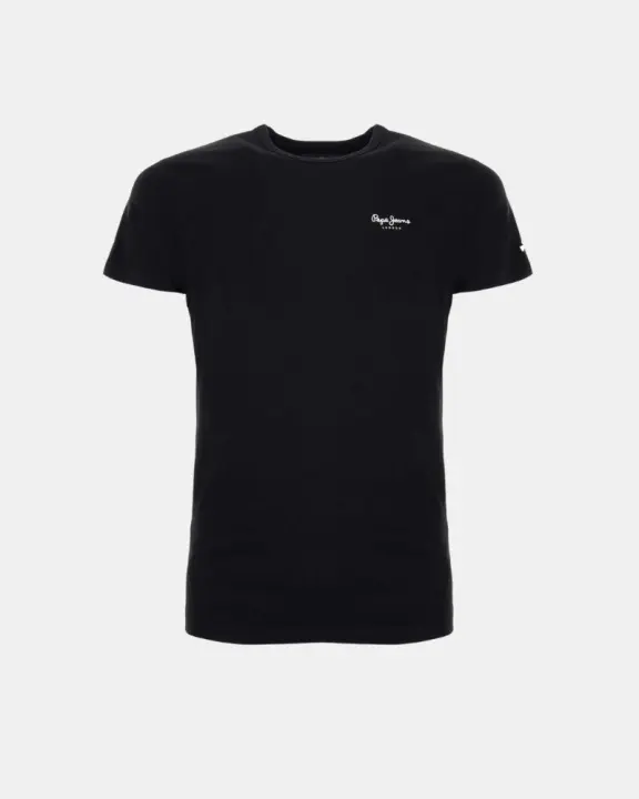 PEPE JEANS PM508212 ORIGINAL Camisetas Manga corta Hombre Negro - 1