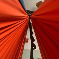 Juego Completo De 150x280cm Silla Colgante Para Niños Hogar Hamaca De Yoga Fitness Nylon Elástico Terapia Abrazo Aéreo Equipo De Ejercicio De Equilibrio - details 10
