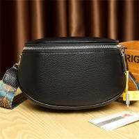 Bolso De Hombro Para Mujer En Cuero Genuino Alta Calidad Cuero De Vaca Bolso De Moda Bolso Mensajero Diseñador De Cierre De Cremallera - details 6