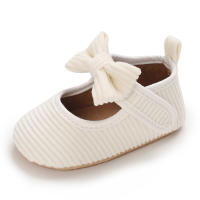 Zapatos De Princesa Para Bebé Niña En Lace Blanca Mocasines Con Lazo Y Borde Antideslizante De Goma Primera Calzado Para Caminar - details 69
