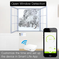 Controlador De Termostato Inteligente MOES Tuya ZigBee3.0 Actuador De Radiador Válvula Con Sensor Interno Y Control De Voz Alexa - details 12