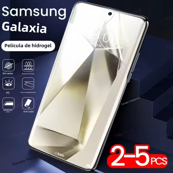 Protector De Pantalla De Hidrogel Suave Para Samsung Galaxy S24 S23 S22 S21 Ultra plus Note 20 Ultra Note 10 plus 2-5PCS Anti-Scratch - 1