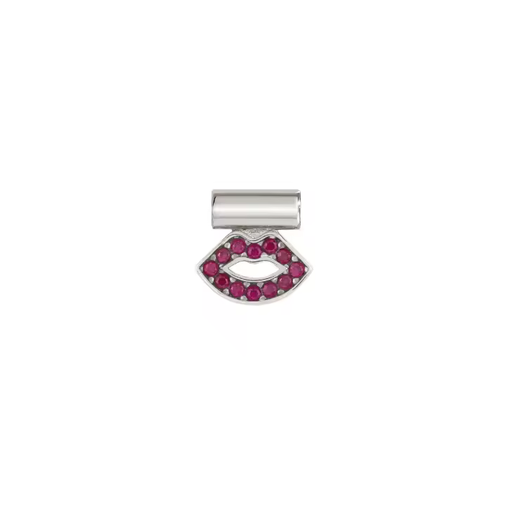 Nomination Colgante Seimia Plata 925 Beso Circonita Cúbica Roja - 1