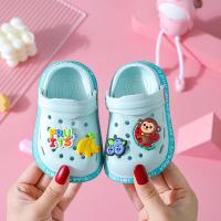 Sandalias De Verano Para Niños Con Agujeros Zapatos Suaves Antideslizantes Diseño De Dibujos Animados DIY Para Niños Y Niñas Tallas Para Edades 4-6 Años - details 5