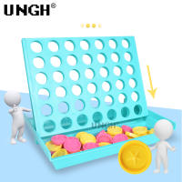 Juego De Tablero Educativo UNGH Four in a Row Bingo Chess Connect Clásico Para Familia Divertido Juego De Entretención Para Niños Y Adultos - details 0