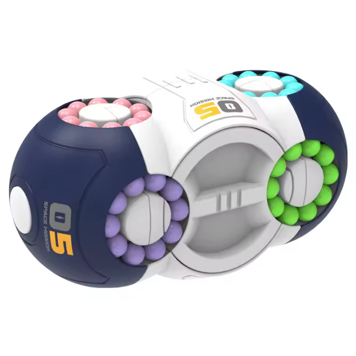 Cubo De Mágica De Ocho Lados Con Rotación Juguete Antiestrés Para Niños Juego De Descompresión Bola De Mágica Para Dedos Regalo Educativo Para Adolescentes Y Adultos - 1