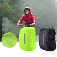 Cubierta Impermeable Reflectante Para Mochila Deportiva Seguridad Nocturna Ciclismo Camping Senderismo 10-70L Material Nylon Unisex - details 0