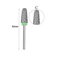 Broca De Uñas De Acero Tungsteno Para Taladro Eléctrico Pulido De Uñas Eliminación De Uñas Polvo Cabeza De Pulido Cutícula En Colores Variados - details 5