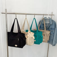 Bolso de Lona versátil de gran capacidad, Bolso sencillo para Mujer, Bolso Cruzado
Bolsa Micia, Negra, 41*28*15cm - details 1