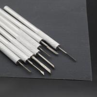 Set De 7 Herramientas De Grabado Miniatura Para Coche Y Madera Cuchillo De Grabado De Oliva Herramienta De Grabado En Acero Inoxidable Para Trabajos De Madera - details 1