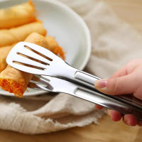 Pinzas De Barbecue De Acero Inoxidable Para Alimentos Pinzas De Carne De Asado Salad Y Steak Utensilios De Cocina Longas Pinzas De Servicio - details 4