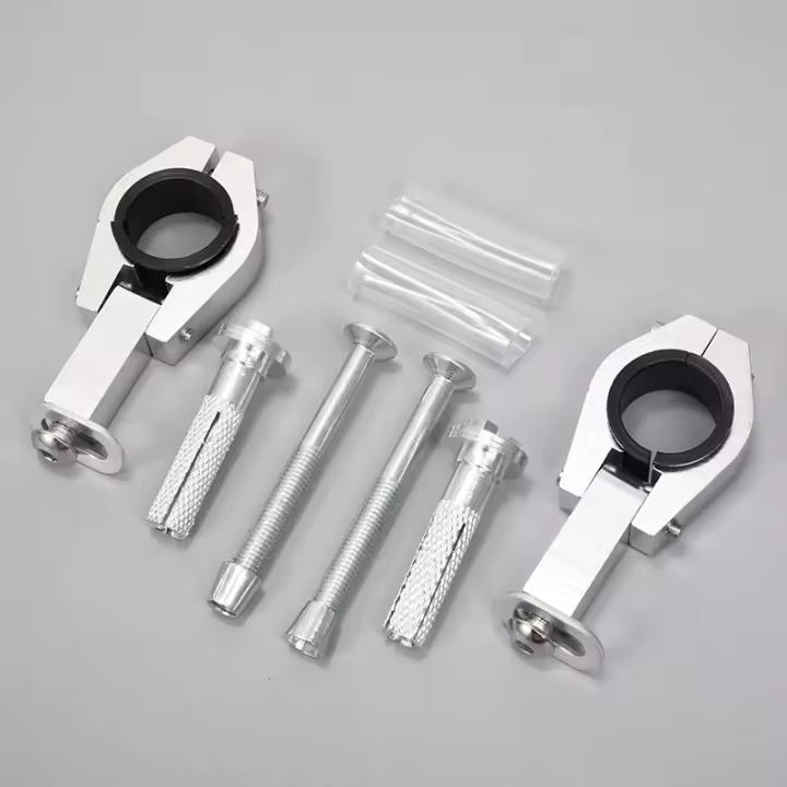 Soporte De Manillar Para Motocicleta Guardabarros HB132 Compatible Con Handlebar 22/28mm Pieza De Repuesto Para Bicicleta De Tierra Y Motocross - 1