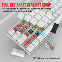Teclado De Juego Con Cable 60% RGB Backlight Mini Compacto Impermeable 61 Teclas Para PC/Mac Para Jugadores - details 2