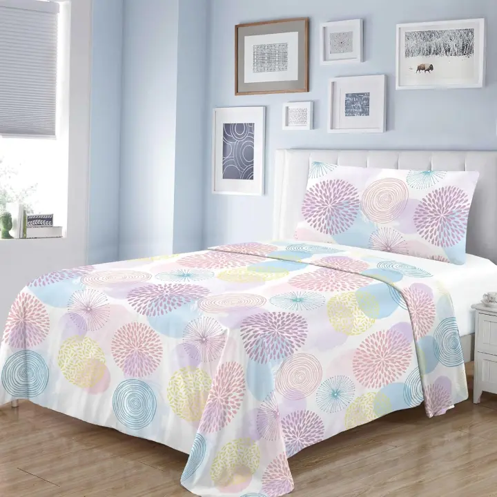 TODOBIEN STORE - Juego Sábana Cama 90,105,135,150,180- Juego de Sábanas para Cama 3 Piezas, Bajera Ajustable, Encimera, 1 Funda Almohada - 1