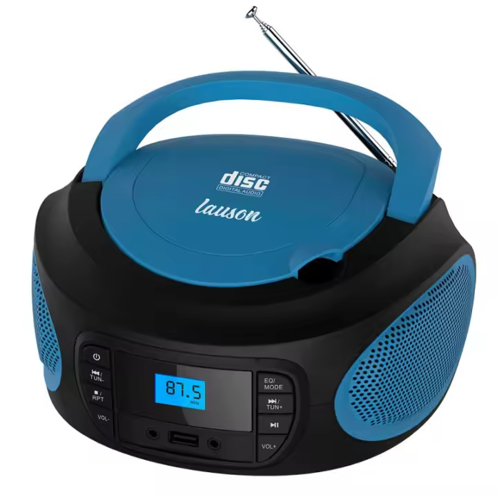 Reproductor CD Lauson LLB993 - Boombox Azul/Negro - 1