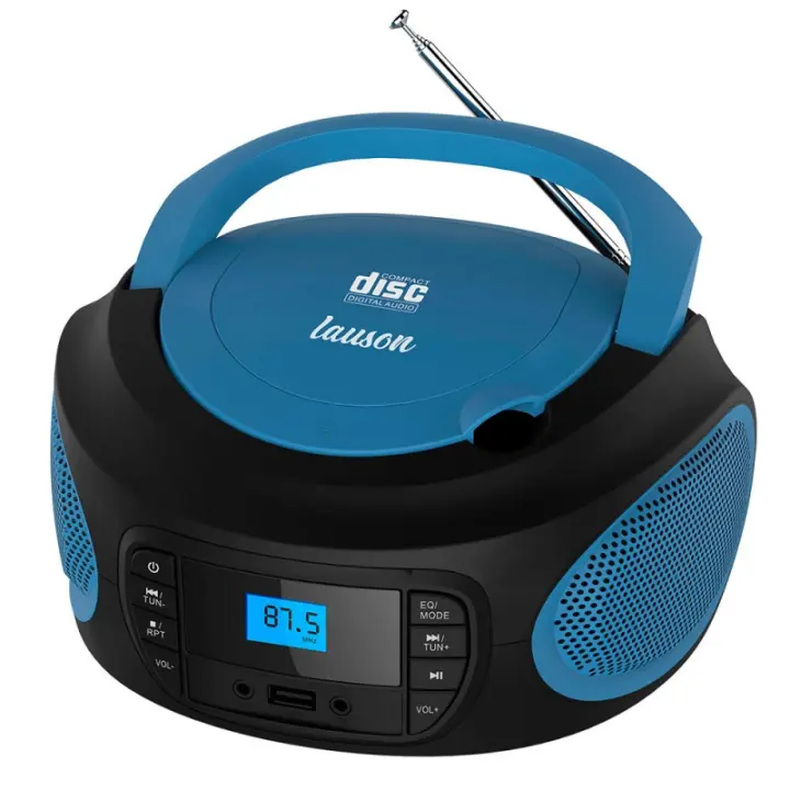 Reproductor CD Lauson LLB993 - Boombox Azul/Negro - 1