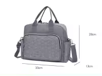 Bolsa de pañales para bebé, bolso de viaje impermeable para mamá, bolsos de hombro para cochecito de mamá - details 0