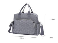 Bolsa de pañales para bebé, bolso de viaje impermeable para mamá, bolsos de hombro para cochecito de mamá - details 0