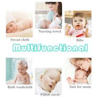Toallas De Rostro Muselina Para Bebés 6pcs Suaves Para Piel Sensible Toallas De Baño Para Recién Nacidos Hechas De Algodón - details 6