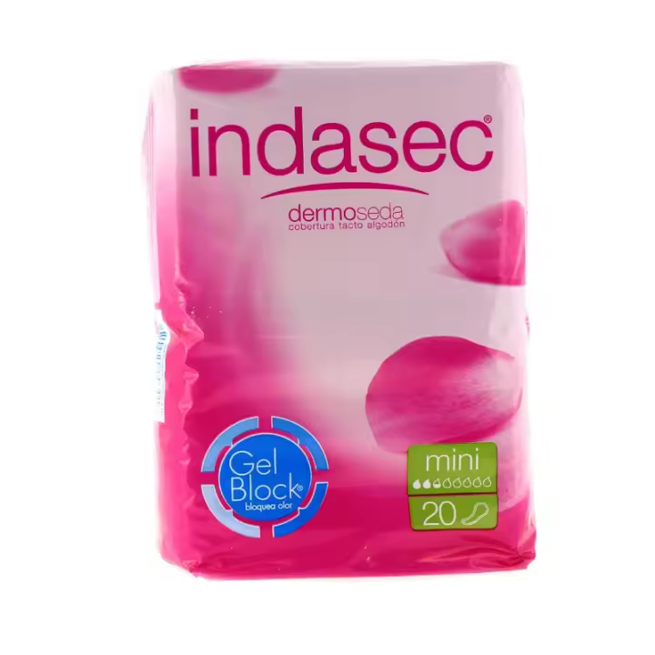 INDASEC MINI 20 U COMPRESA PERDIDA LEVE - 1