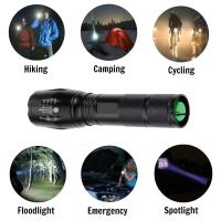 Linterna LED Potente Y Ultra Brillante Para Camping Con 5 Modos De Interruptor Impermeable Y Zoom Ajustable Para Bicicleta Uso Con Batería 18650 - details 5
