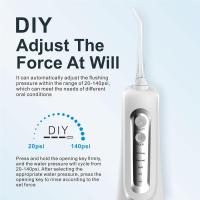 Irrigador Inalámbrico con 4 Posiciones de Control del Agua a Presión con Batería Recargable, Eliminación de Placa Dental óptimo para Viajar y para Baños Pequeños,6 Boquillas - details 9