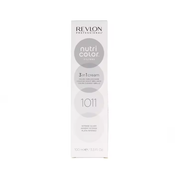Revlon nutri color filters 1011/plata intenso 100 ml, ¡dale a tu cabello un color espectacular! - 1