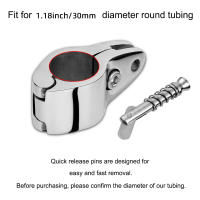 Juego De 1 Pieza De Abrazadera De Tubo 30MM Con Pino Largo Para Barco Bimini Top Jaw Slide Acero Inoxidable 316 Calidad Marítima Herramienta De Fijación - details 1