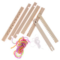 Trenzadora De Madera Para Tejer Manual DIY Juguete Educativo Para Niños Máquina De Tejer Para Hacer Yarn Artesanía - details 7